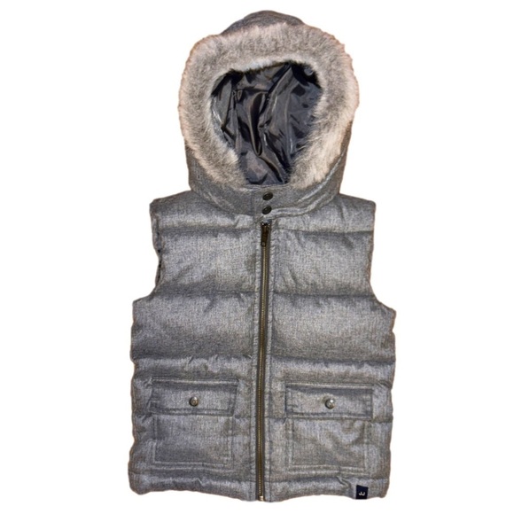 Janie and Jack Other - Janie and Jack hooded puffer vest Size 3 to 4